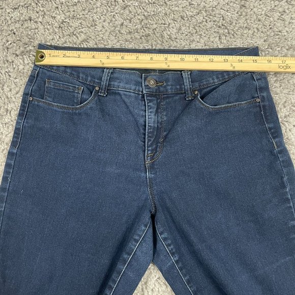 Style & Co Boot Leg Jeans Women's Size 10S (30x29) Mid-Rise Stretch Dark Denim - Picture 10 of 13